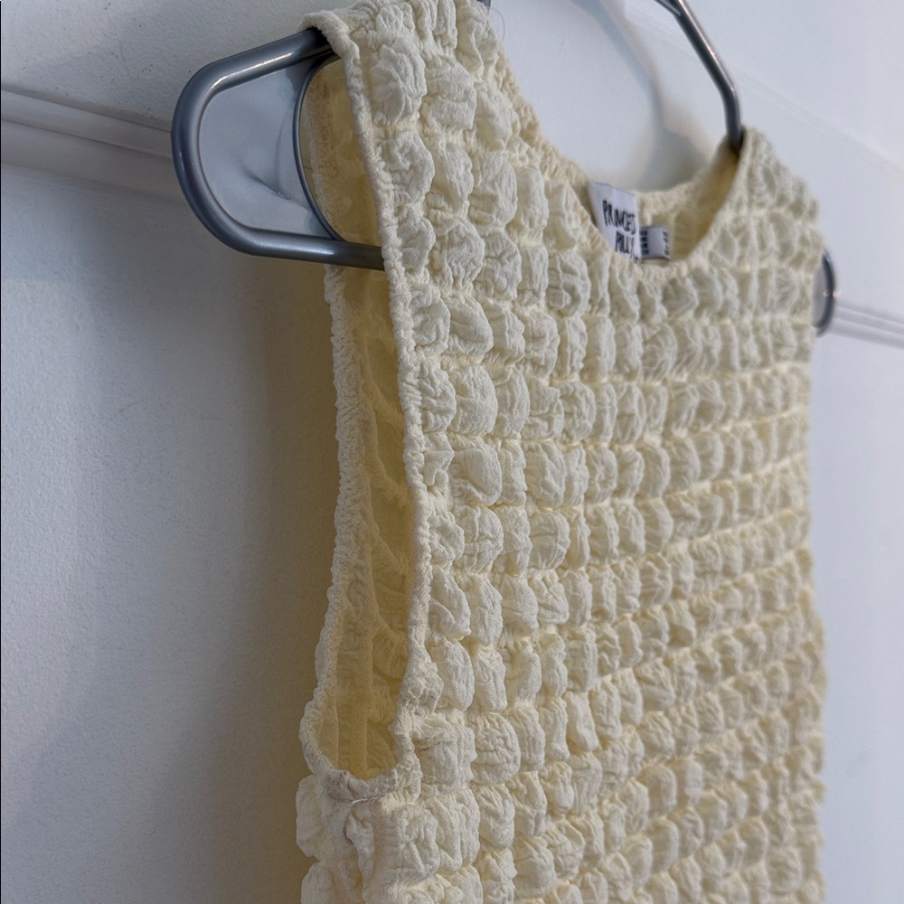 Princess Polly Cream Textured Mini Dress - Picture 5 of 11